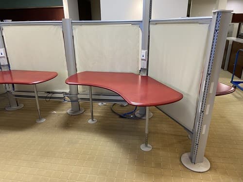 Vintage Herman Miller Resolve Workstation Cubicles Set Of 6 Office Desk - Thumbnail 4