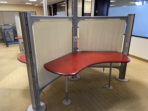 Vintage Herman Miller Resolve Workstation Cubicles Set Of 6 Office Desk - Thumbnail 9