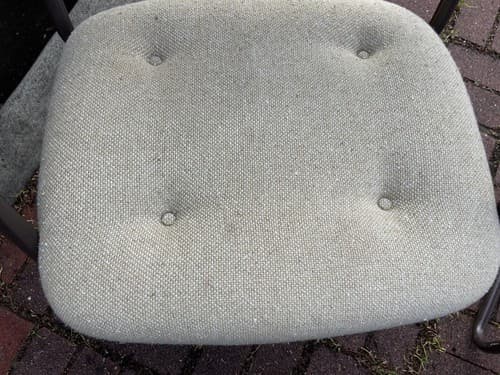 Set Of Modern Chrome Cantilever Chairs Tubular Mid Century Steelcase Furniture - Thumbnail 11