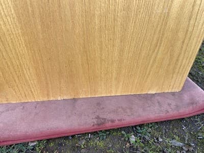 Vintage Mid  Century Modern Oak Veneer Desk  And Paul mccobb Cane Chair Style - Thumbnail 12