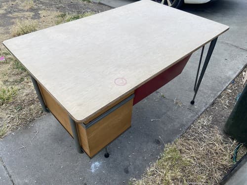 Raymond Loewy Brunswick Desk Rare Mid Century Modern Design MCM Vintage Antique - Thumbnail 7