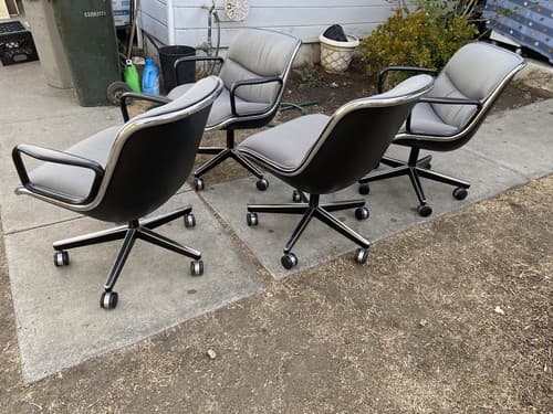 Knoll Charles Pollock  Executive Office Swivel Desk Chairs 3 Available - Thumbnail 6