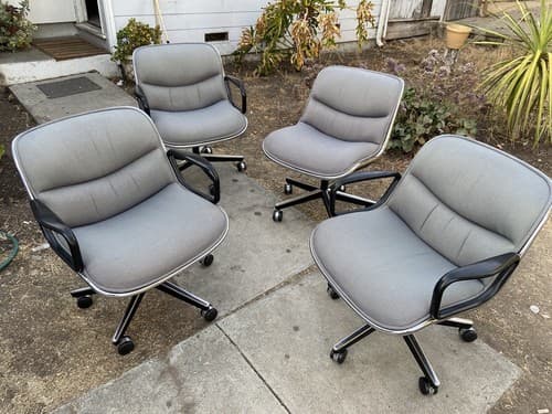 Knoll Charles Pollock  Executive Office Swivel Desk Chairs 3 Available - Thumbnail 3