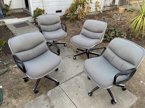 Knoll Charles Pollock  Executive Office Swivel Desk Chairs 3 Available - Thumbnail 7