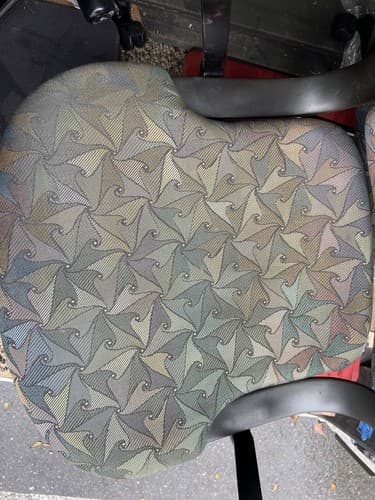 Vintage Herman Miller Equa Fabric Rolling Desk Chairs, Set Of 3 - Thumbnail 9