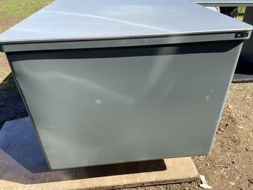 Vintage Devon W.H. Harper Metal Tanker Executive L Shape Green Desk - Thumbnail 6