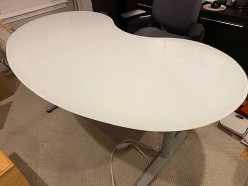 IKEA GALANT  Kidney Glass Desks Pick Up Only - Image 1