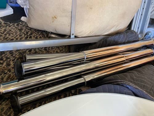 IKEA GALANT  Kidney Glass Desks Pick Up Only - Thumbnail 4