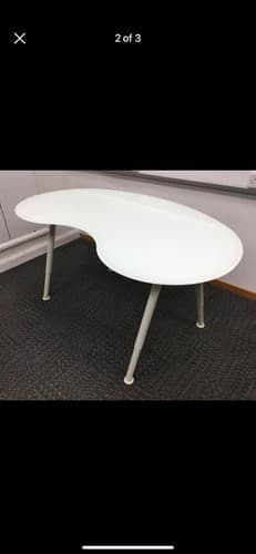 IKEA GALANT  Kidney Glass Desks Pick Up Only - Thumbnail 2