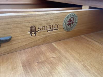 STICKLEY Mission Oak Arts & Crafts Library Desk Table - Thumbnail 6