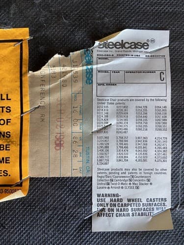 Set 5 Modern Chrome Cantilever Chairs Tubular Mid Century Steelcase Furniture - Thumbnail 10