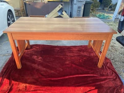 STICKLEY Mission Oak Arts & Crafts Library Desk Table - Thumbnail 9