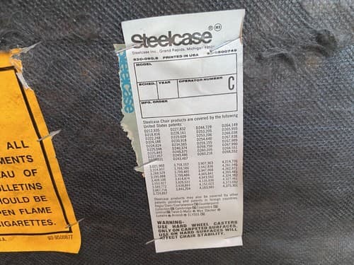 Set 5 Modern Chrome Cantilever Chairs Tubular Mid Century Steelcase Furniture - Thumbnail 11