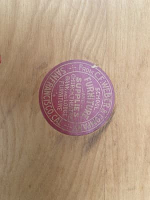 American Antique Blonde Oak Library Teachers Arts & Crafts Writing Desk - Thumbnail 17