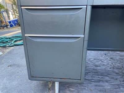 Vintage General Fireproofing Co. Tanker Desk Table- Mid Century - Thumbnail 14