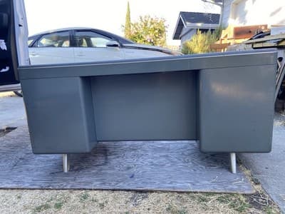 Vintage General Fireproofing Co. Tanker Desk Table- Mid Century - Thumbnail 17