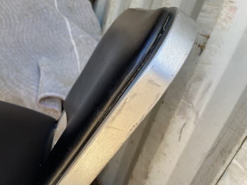 Emeco Aluminum Navy Swivel Leather Office Chairs - Thumbnail 10