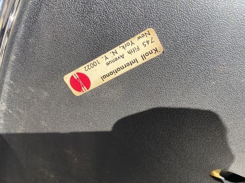 Knoll Charles Pollock Executive Chairs Black Leather Missing Button 4 Available - Thumbnail 5