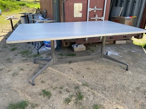 Herman Miller,Eames,dining or conference,table Cement Grey Finish Kitchen Table - Image 1