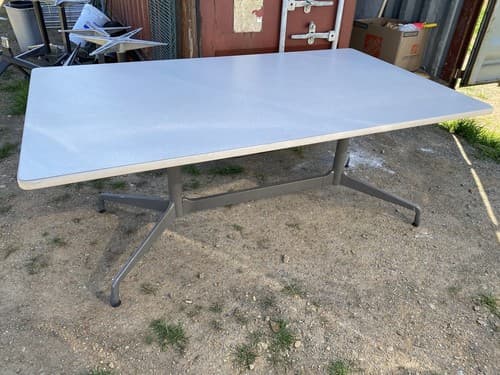 Herman Miller,Eames,dining or conference,table Cement Grey Finish Kitchen Table - Thumbnail 2