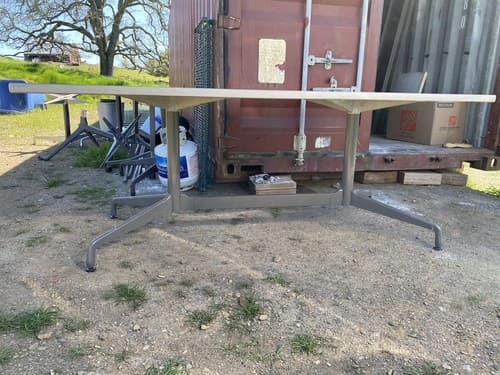 Herman Miller,Eames,dining or conference,table Cement Grey Finish Kitchen Table - Thumbnail 7