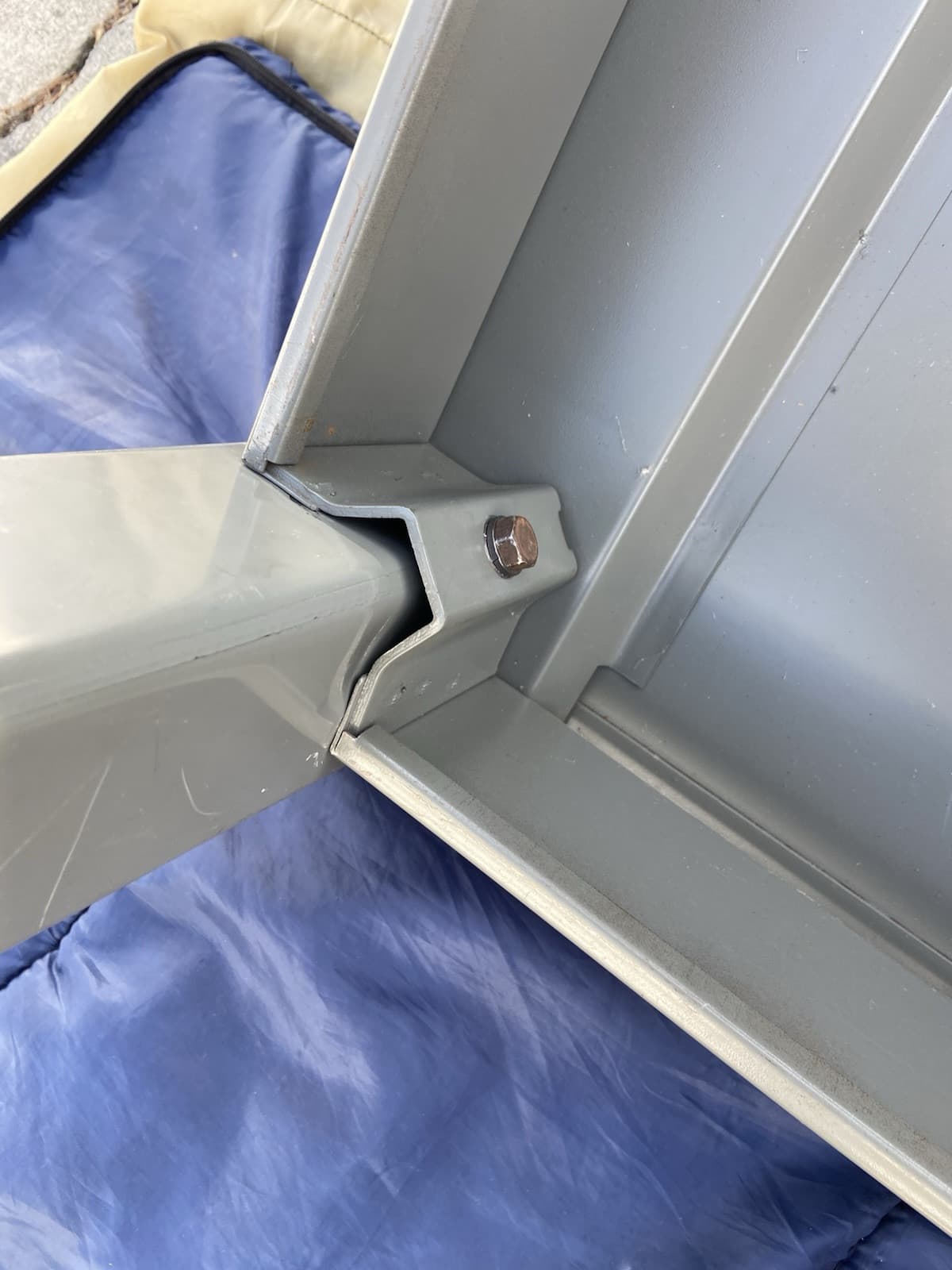 Vintage Mid Century Modern Tanker Steel Desk By Haskell - Thumbnail 20