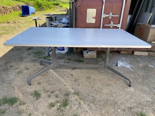 Herman Miller,Eames,dining or conference,table Cement Grey Finish Kitchen Table - Thumbnail 15