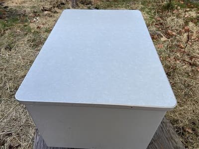 Steelcase Vintage Mid Century Metal Tanker Desk - Thumbnail 20