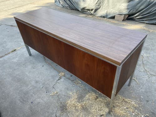 Florence knoll Style Steel Credenza Metal Cabinet Sideboard - Thumbnail 5