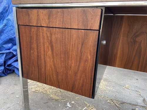 Florence knoll Style Steel Credenza Metal Cabinet Sideboard - Thumbnail 15