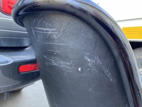 Vintage Charles Pollock for Knoll Black Leather Executive Rolling Chair MCM - Thumbnail 8