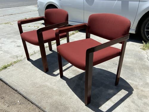 Vintage Mid Century Modern Stow and Davis Accent Arm Chairs - Thumbnail 13
