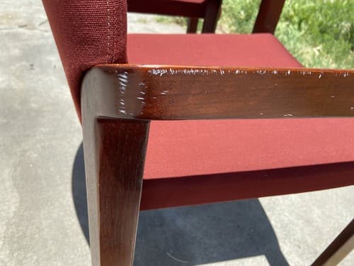 Vintage Mid Century Modern Stow and Davis Accent Arm Chairs - Thumbnail 9