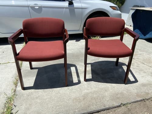 Vintage Mid Century Modern Stow and Davis Accent Arm Chairs - Thumbnail 15