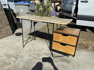 1950’s Floating Desk By D.R Bates & Jackson Gregory Jr. For Vista Of California - Thumbnail 7