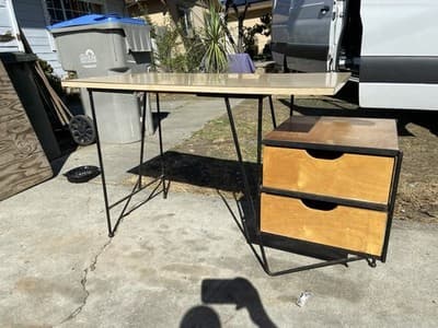 1950’s Floating Desk By D.R Bates & Jackson Gregory Jr. For Vista Of California - Thumbnail 3