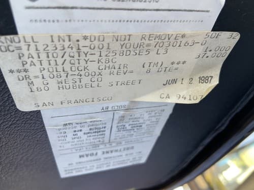 Pollock Executive Chair / Knoll - Black And Chrome - Thumbnail 2