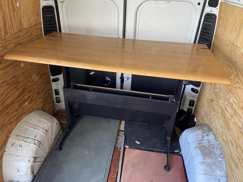 Herman Miller Sit Stand Up Desk Top Needs Refinishing - Thumbnail 2