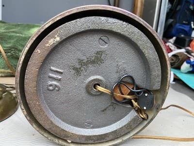 REMBRANDT Masterpiece Collection Brass Swirl Table Lamp Milk Glass Diffuser - Thumbnail 5