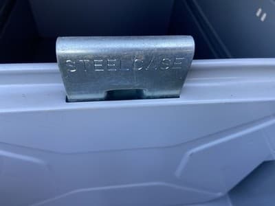 Steelcase Vintage Mid Century Metal Tanker Desk - Thumbnail 11