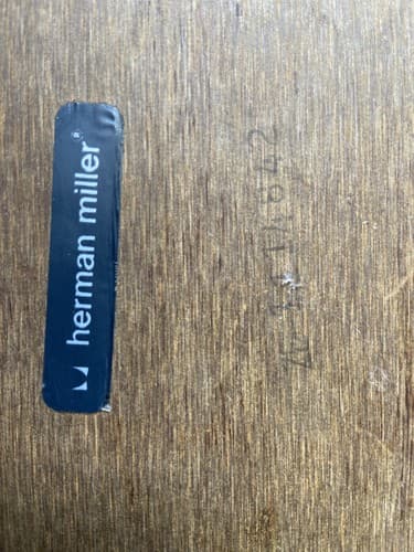 Vintage Herman Miller George Nelson Action Desk In Oak - Thumbnail 9