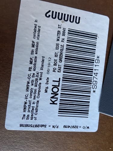 2012 Florence Knoll Antenna Desk  Table - Thumbnail 7