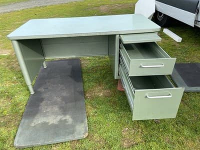 Vintage Steelcase Tanker Desk - Thumbnail 5