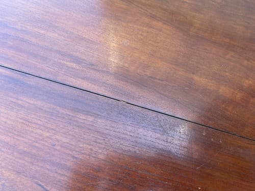 Vintage Mid Century Modern Danish Teak Import Writing Desk Needs Repairs - Thumbnail 8