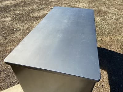 Vintage McDowell And Craig  Steel Tanker Desk Table - Thumbnail 12