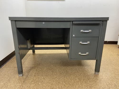 The General Fireproofing Company Style Metal Tanker Desk - Image 1