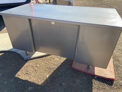 Vintage McDowell And Craig  Steel Tanker Desk Table - Thumbnail 20