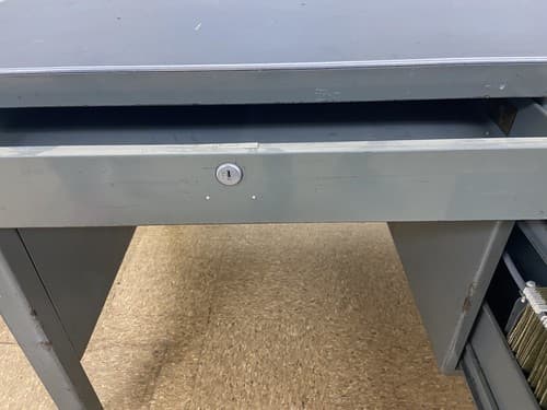 The General Fireproofing Company Style Metal Tanker Desk - Thumbnail 12