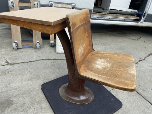 Antique ELEMENTARY SCHOOL DESKs - Thumbnail 11