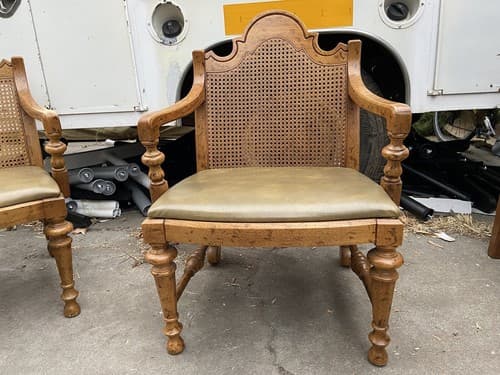 Drexel French Provincial Cane Back Dining Chairs - Thumbnail 7